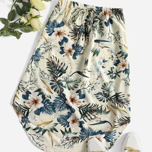 Tropical casual skirt